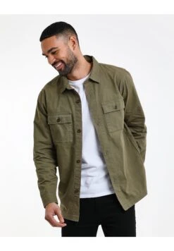 Threadbare Lichte Jas - Khaki