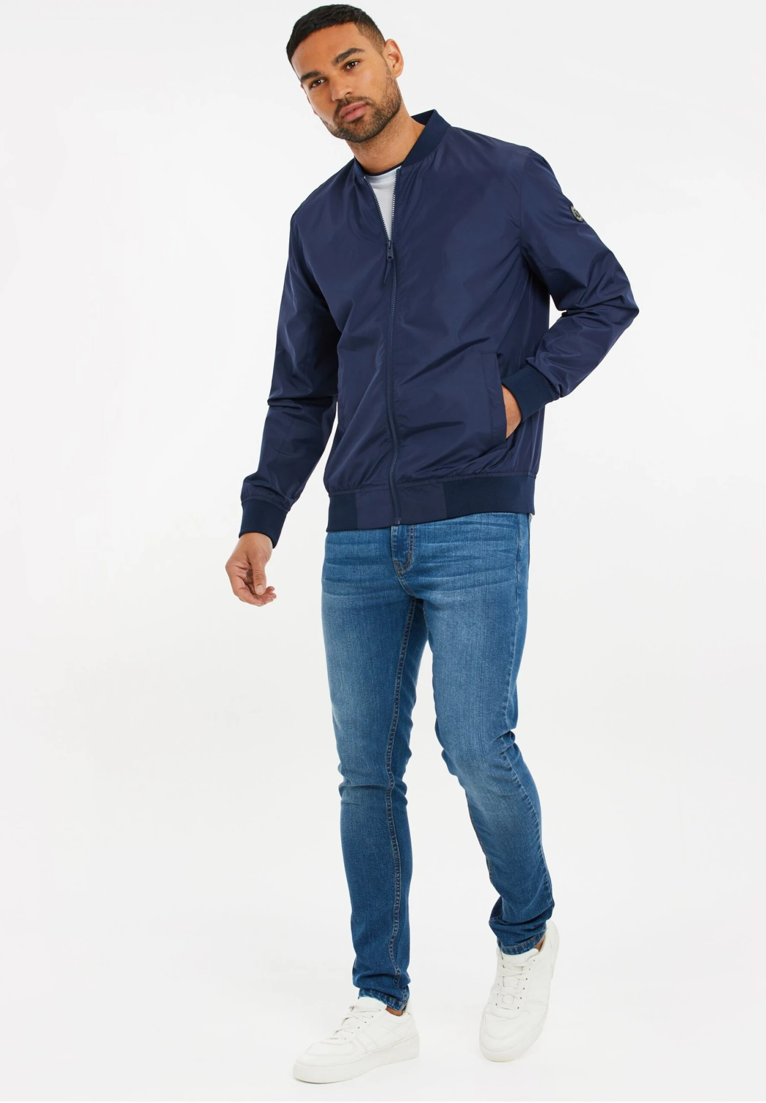 Threadbare Thbrudie - Bomberjacks - Navy 4 Threadbare Thbrudie - Bomberjacks - Navy - Afbeelding 2