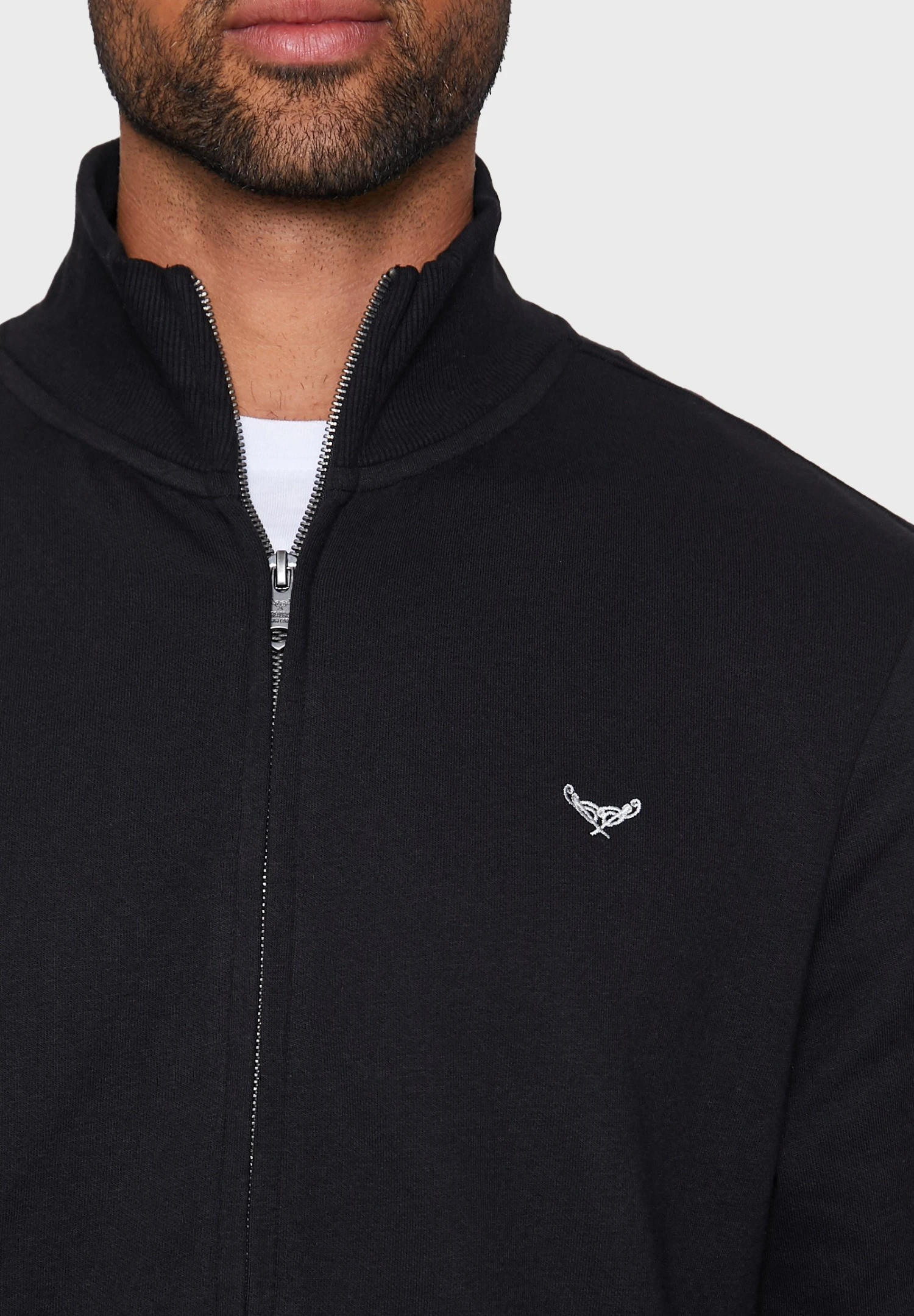 Threadbare Jacke Whylie - Sweater Met Rits - Black 6 Threadbare Jacke Whylie - Sweater Met Rits - Black - Afbeelding 4