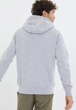 Threadbare Zip Through Radium - Sweater Met Rits - Grey Marl -eleanor & daniel 0548add1cb5d410980040f49b7ae0208