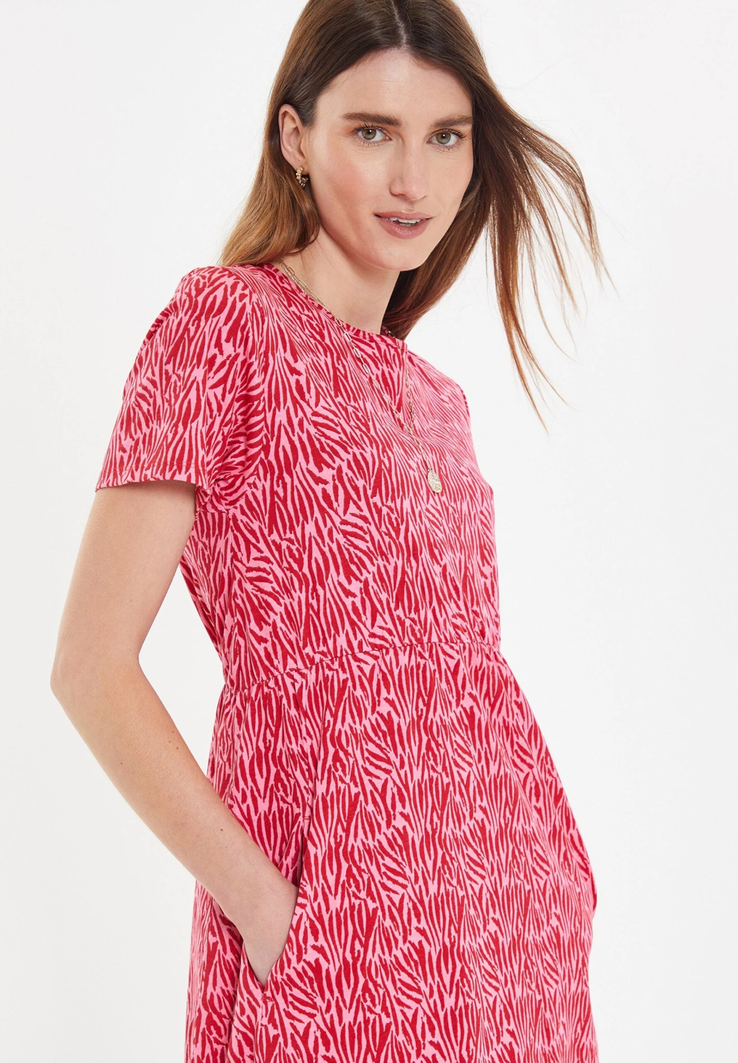 Threadbare With Pockets - Jurk - Pink Zebra 6 Threadbare With Pockets - Jurk - Pink Zebra - Afbeelding 4
