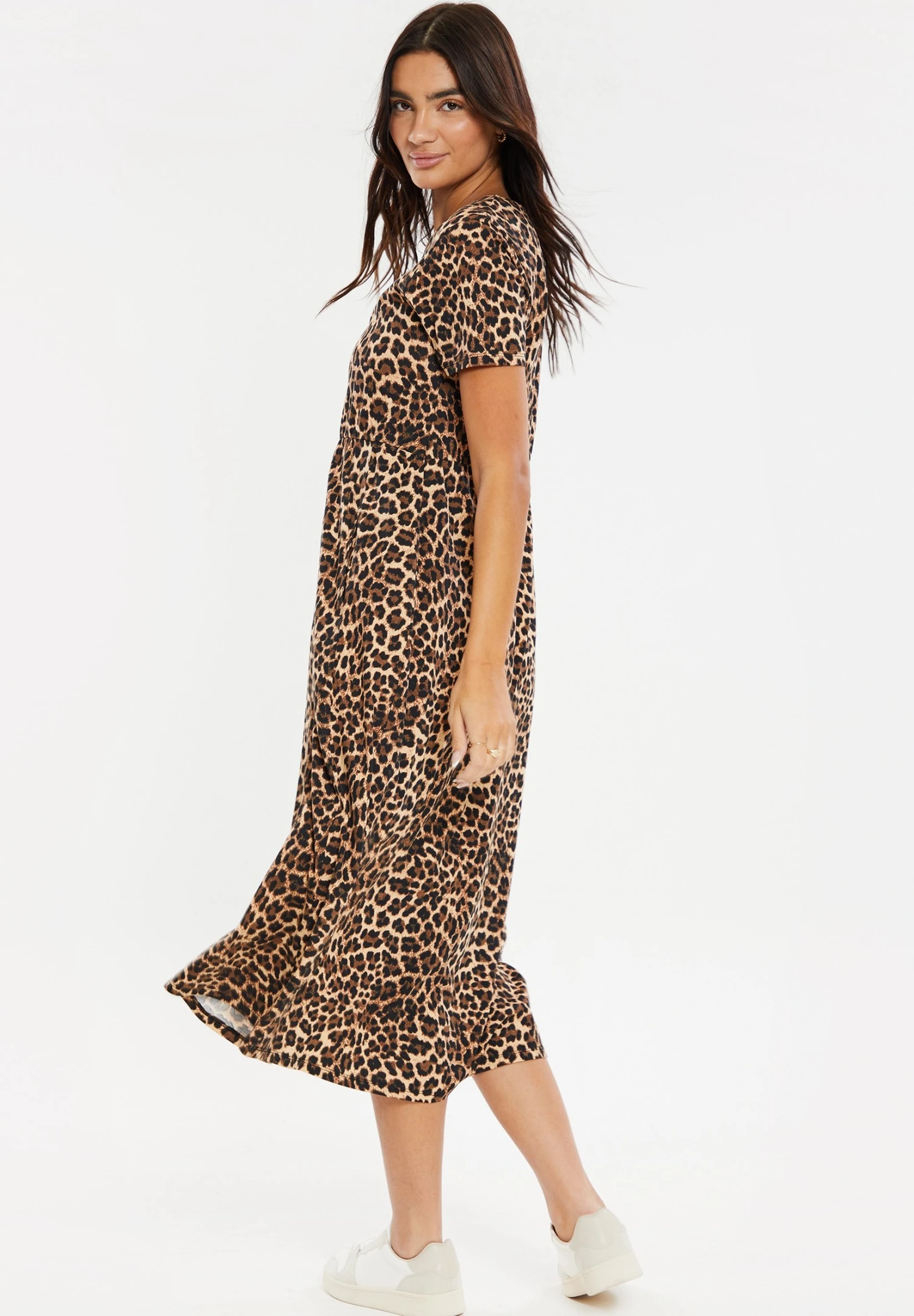 Threadbare Danni - Jerseyjurk - Leopard 5 Threadbare Danni - Jerseyjurk - Leopard - Afbeelding 3