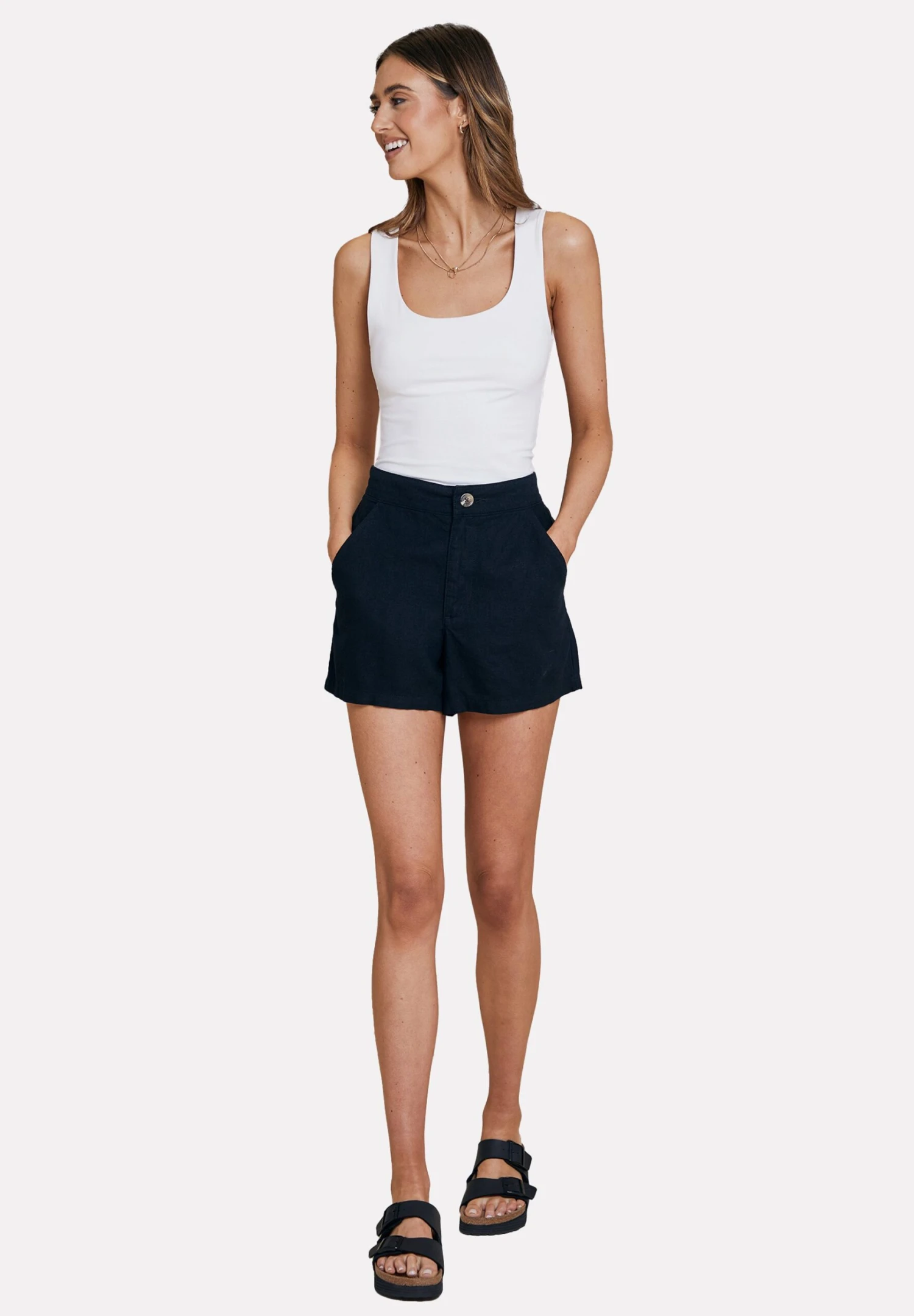 Threadbare Thb Cactus Class - Shorts - Black 4 Threadbare Thb Cactus Class - Shorts - Black - Afbeelding 2
