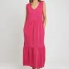 Threadbare Byers Tiered - Jerseyjurk - Pink 1 Threadbare Byers Tiered - Jerseyjurk - Pink -eleanor & daniel 09deab1376f94cd79731313aaf438621