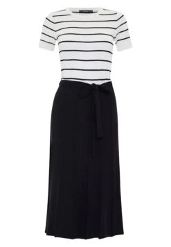 Threadbare Thb Sydney 2 - Gebreide Jurk - Black/White -eleanor & daniel 0a63557afdd04569b87c8fea57a59815