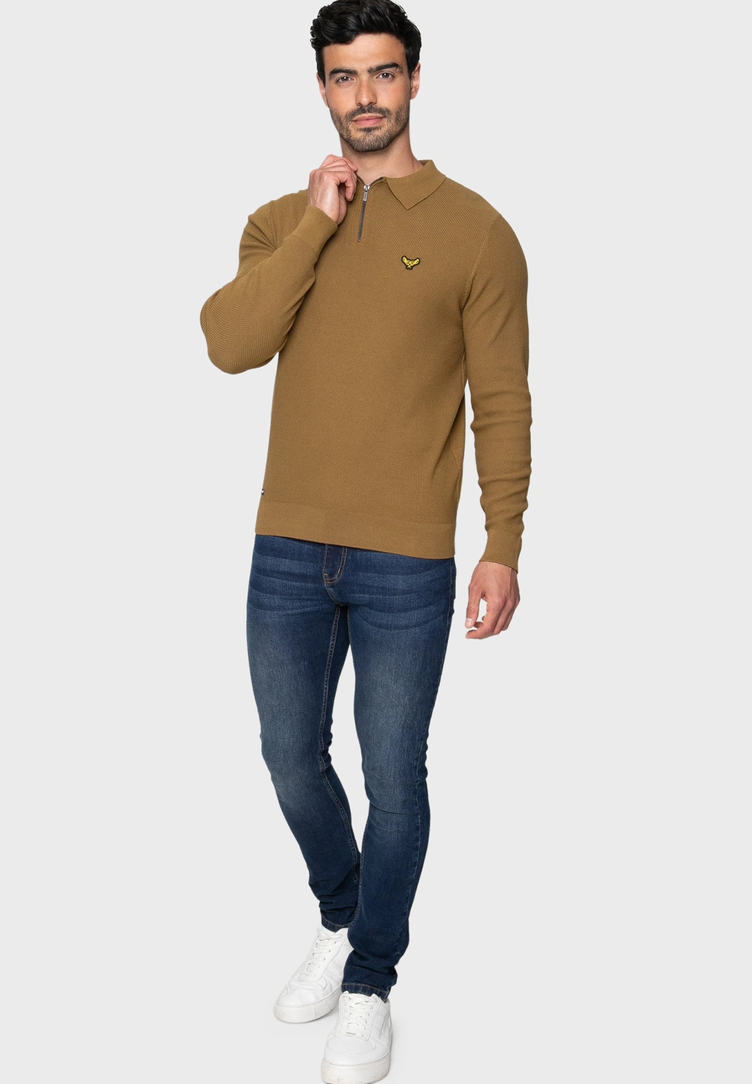 Threadbare Bintcliff - Trui - Toffee 4 Threadbare Bintcliff - Trui - Toffee - Afbeelding 2