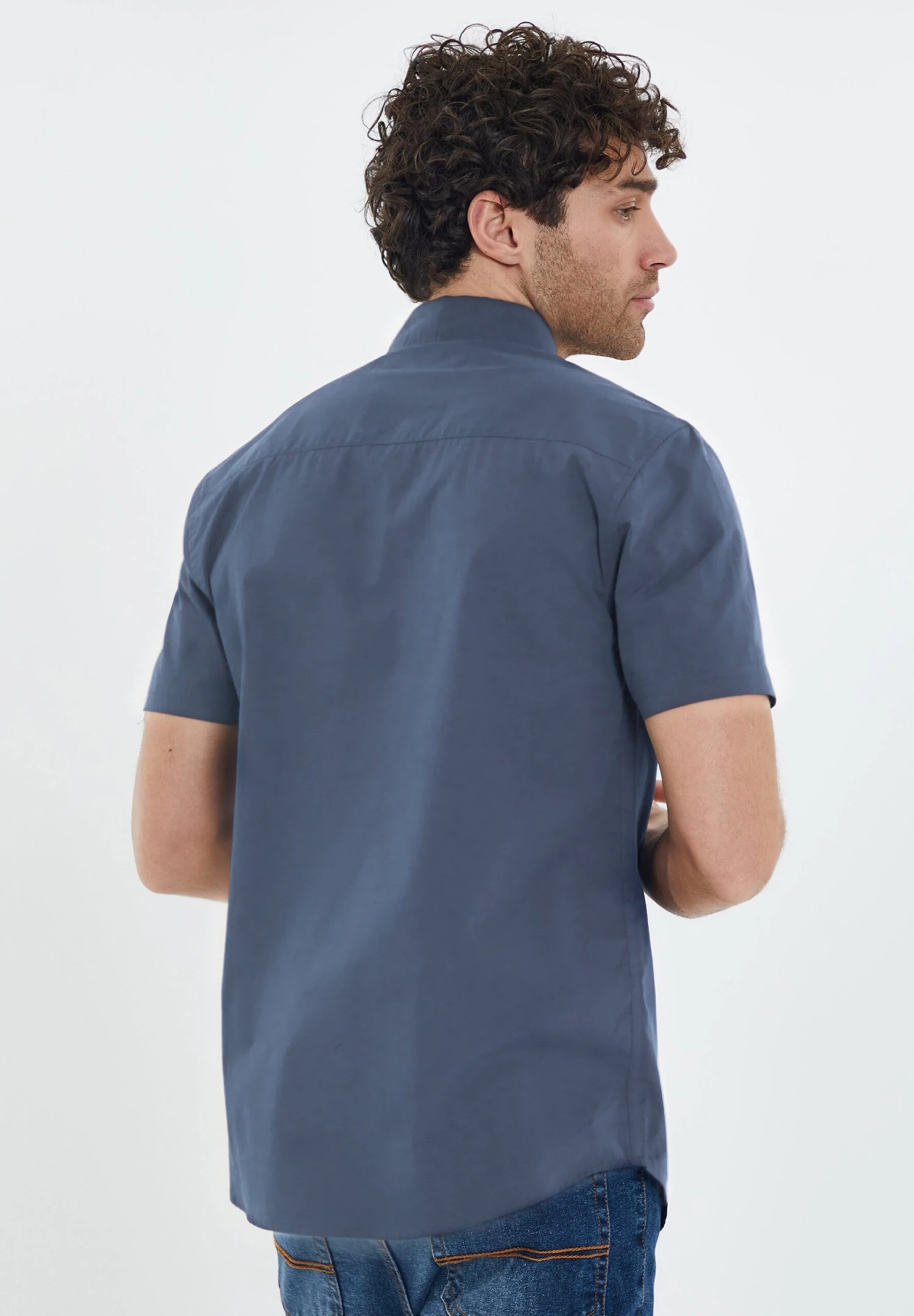 Threadbare Thbfurore - Overhemd - Dusky Blue 5 Threadbare Thbfurore - Overhemd - Dusky Blue - Afbeelding 3