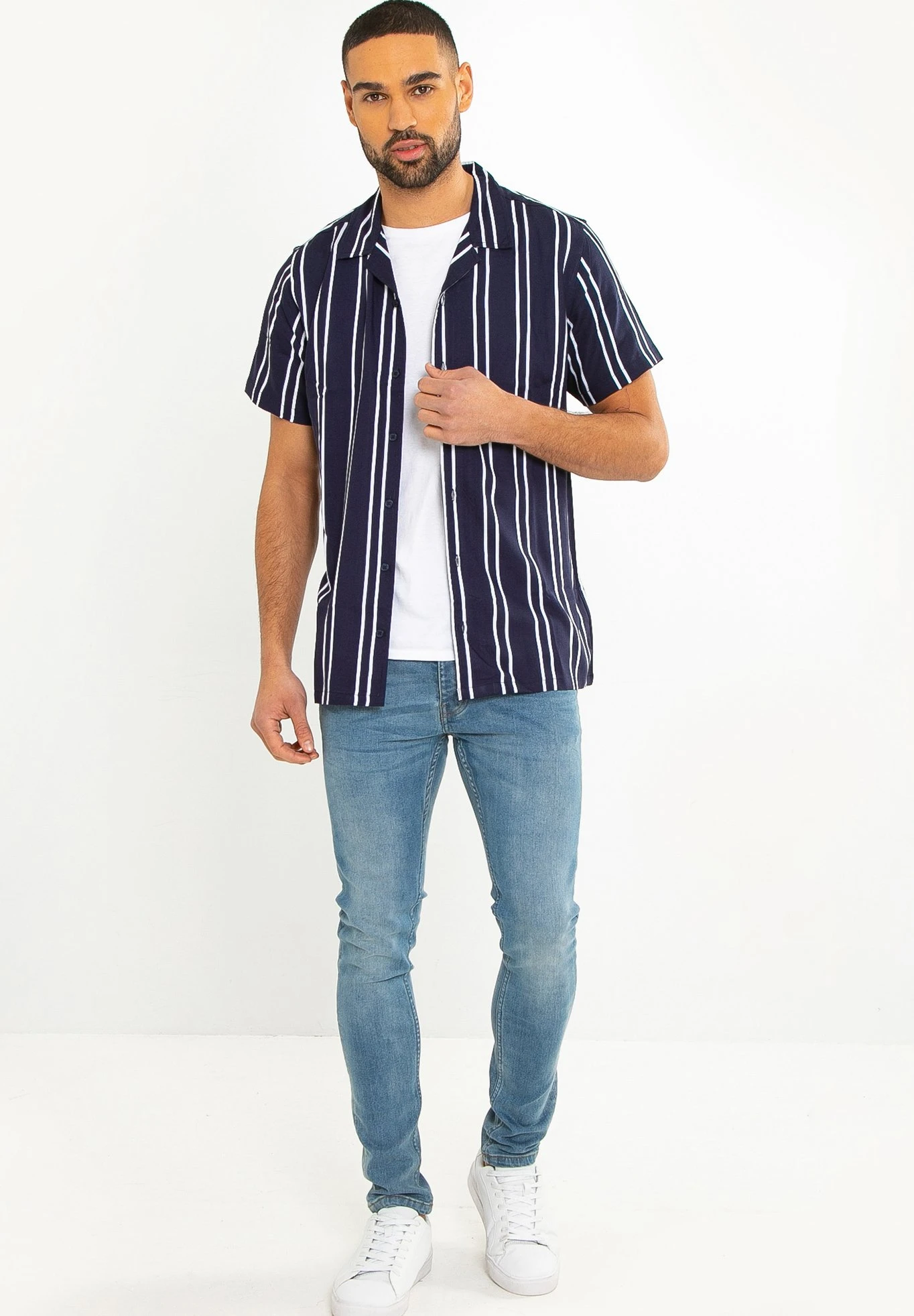 Threadbare Merlot Pk A - Overhemd - Blau 4 Threadbare Merlot Pk A - Overhemd - Blau - Afbeelding 2