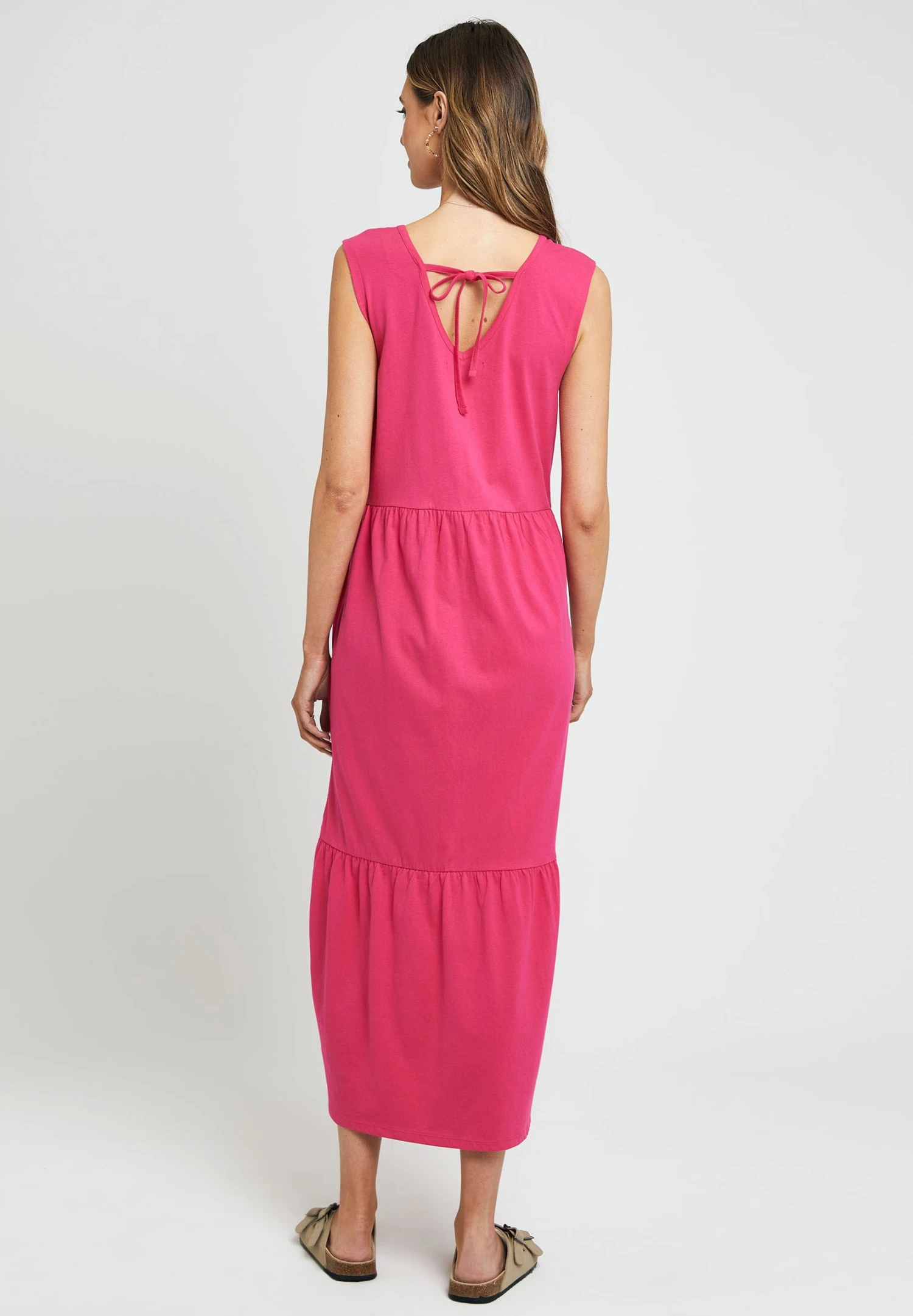 Threadbare Byers Tiered - Jerseyjurk - Pink 5 Threadbare Byers Tiered - Jerseyjurk - Pink - Afbeelding 3