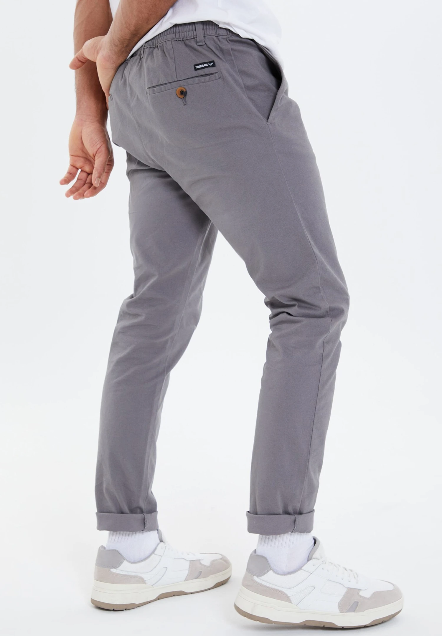 Threadbare Stretch Marley - Chino - Charcoal 5 Threadbare Stretch Marley - Chino - Charcoal - Afbeelding 3