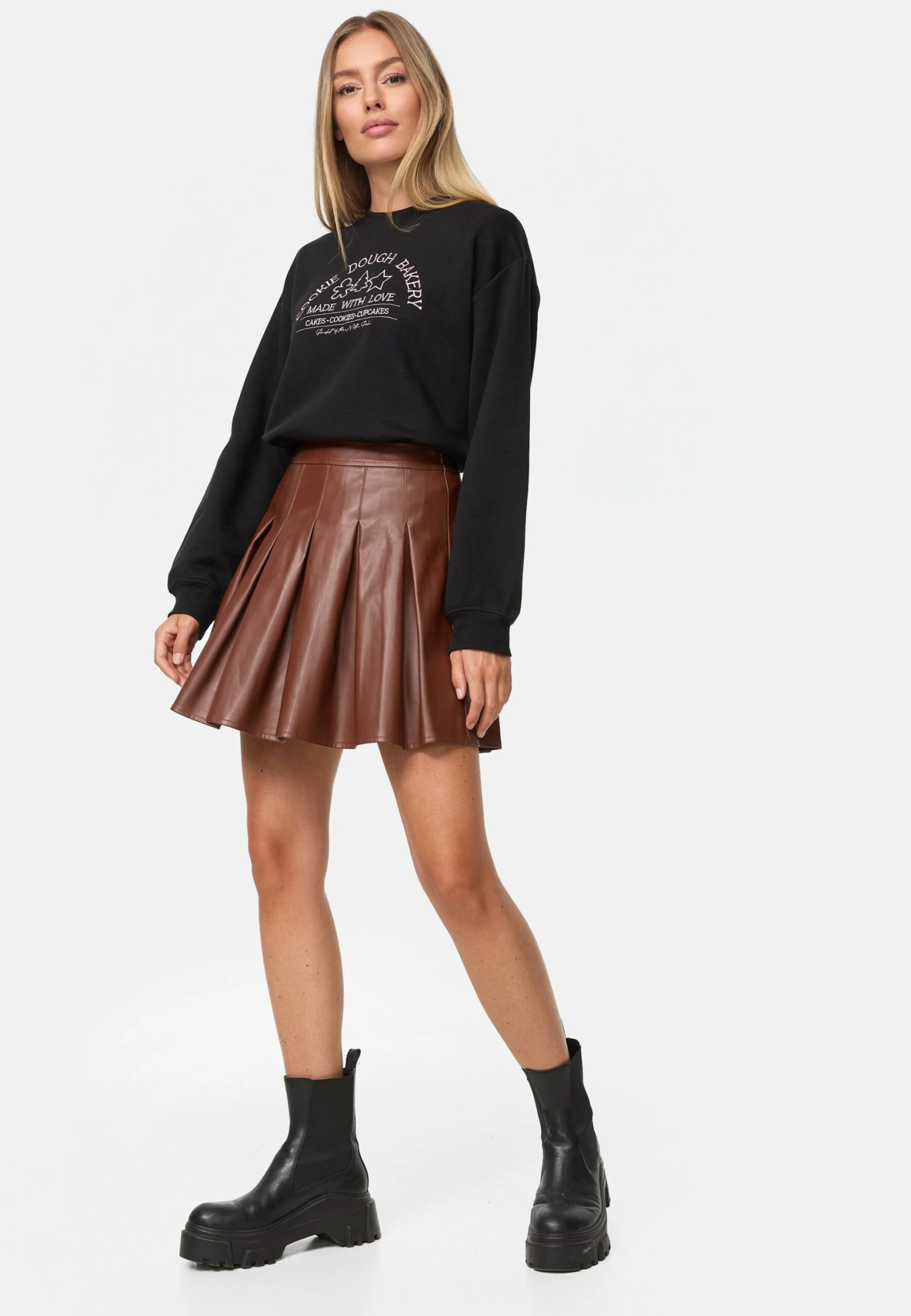 Threadbare A-Lijn Rok - Brown 4 Threadbare A-Lijn Rok - Brown - Afbeelding 2