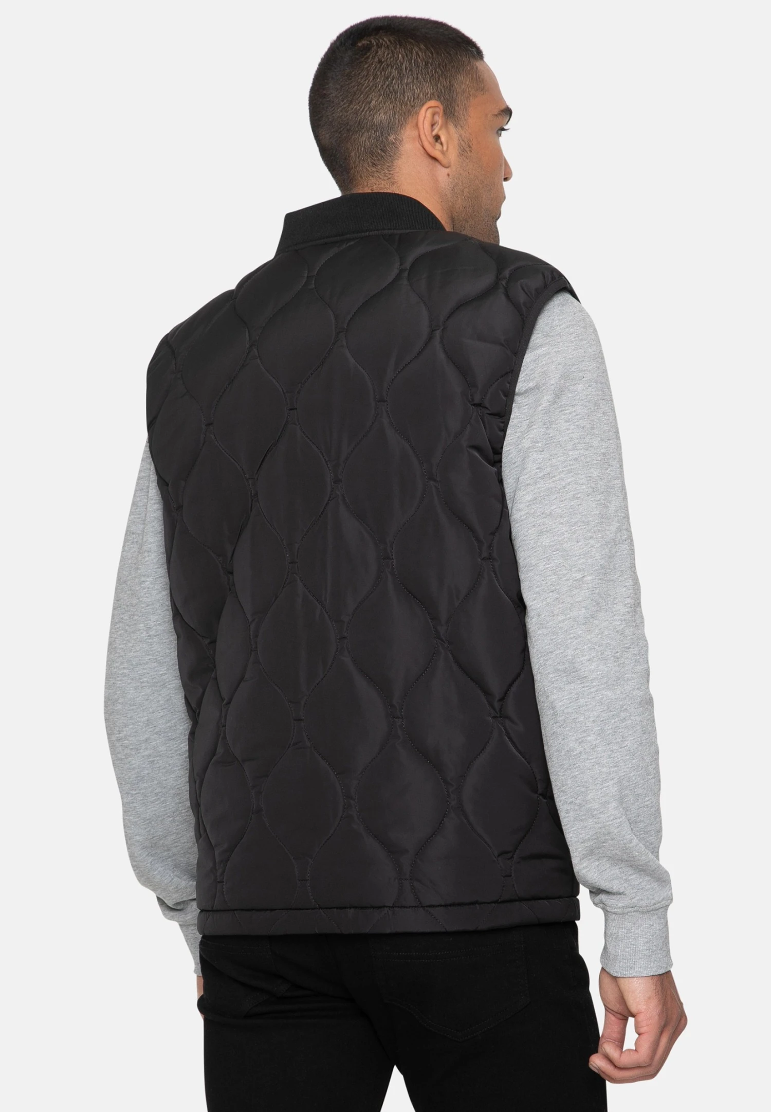 Threadbare Mclaren - Steppweste - Bodywarmer - Black 5 Threadbare Mclaren - Steppweste - Bodywarmer - Black - Afbeelding 3