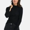 Threadbare Ross Roll Neck- Trui - Black