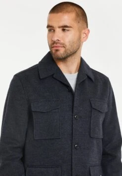 Threadbare Shacket Pocket Petty Luxe - Lichte Jas - Navy Marl 10 Threadbare Shacket Pocket Petty Luxe - Lichte Jas - Navy Marl -eleanor & daniel 20912975c0c247eabf5676cbf0572144