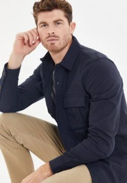 Threadbare Thb Lslv Drupe - Overhemd - Navy 10 Threadbare Thb Lslv Drupe - Overhemd - Navy -eleanor & daniel 20a87b4ce90b4d7f891841af81f0f141