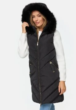 Threadbare Pire Premium- Bodywarmer - Black -eleanor & daniel 215b004d7fc64b9bab8d13a5982c432a