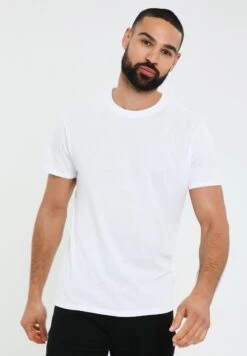 Threadbare Thb Tee Litchfield Pk A 3Pack - T-Shirt Basic - Offwhite Black -eleanor & daniel 21a0effda5ef409a9ed50856e4218245