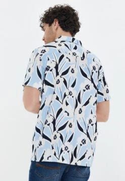 Threadbare Walmer - Overhemd - Sky -eleanor & daniel 230ebdae4aee44ef9d6887fe6e2bdf31