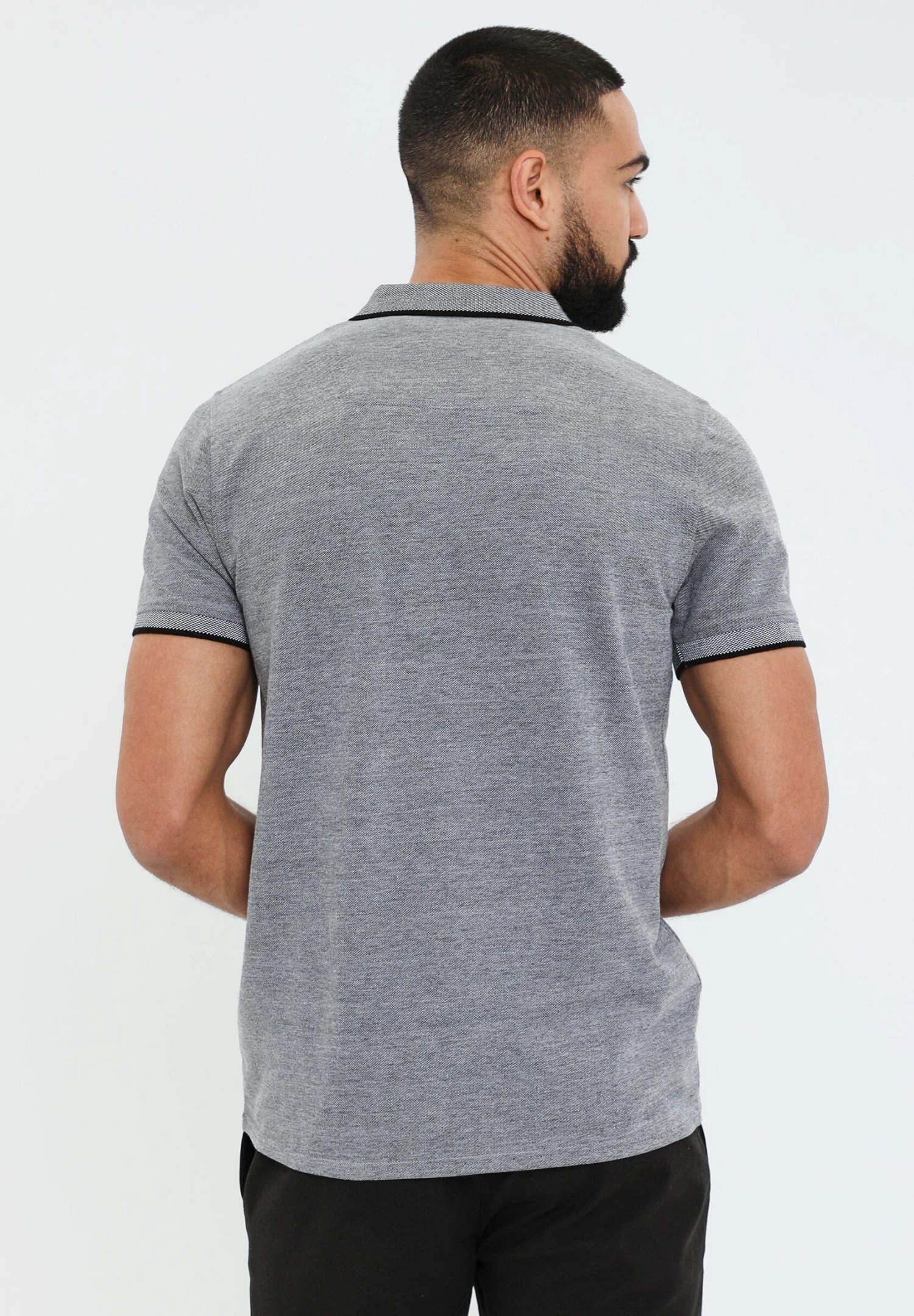 Threadbare Thb Kincaid - Poloshirt - Grey Marl 5 Threadbare Thb Kincaid - Poloshirt - Grey Marl - Afbeelding 3