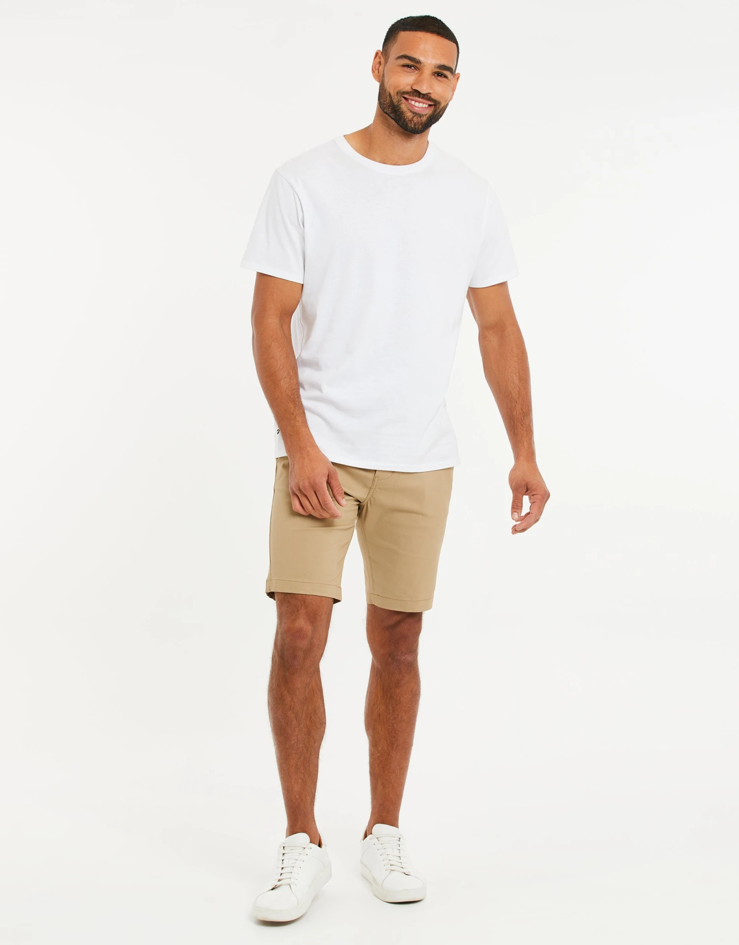 Threadbare Thbconta - Shorts - Stone 4 Threadbare Thbconta - Shorts - Stone - Afbeelding 2