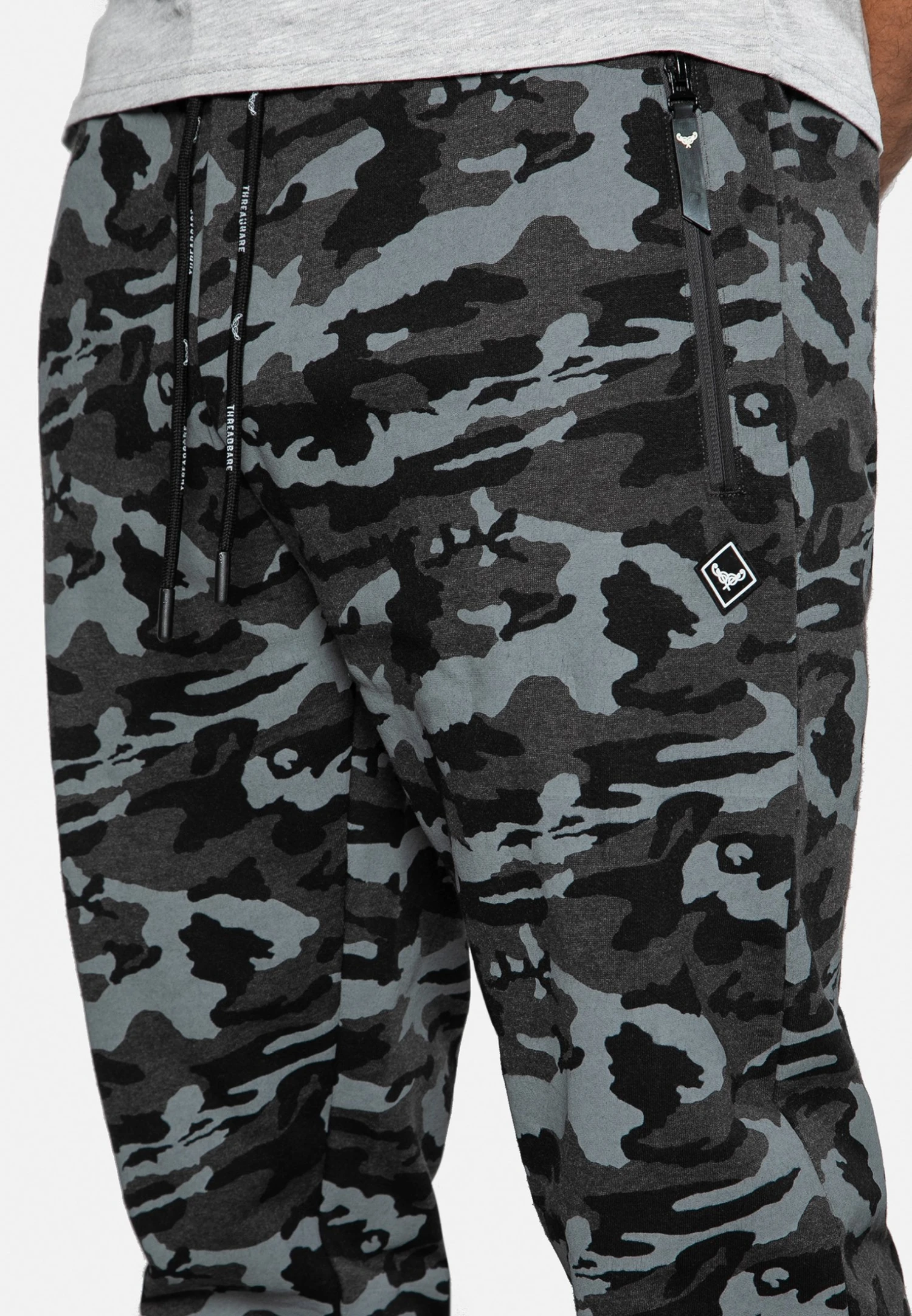 Threadbare Trainingsbroek - Charcoal Camo 6 Threadbare Trainingsbroek - Charcoal Camo - Afbeelding 4