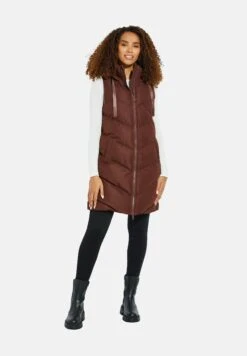 Threadbare Bodywarmer - Bitter Choc