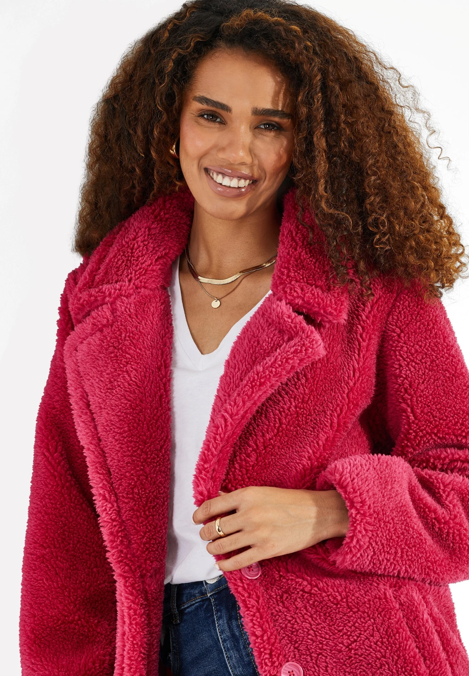 Threadbare Bear - Winterjas - Pink 6 Threadbare Bear - Winterjas - Pink - Afbeelding 4