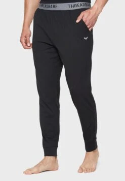 Threadbare 2 Pack- Pyjamabroek - Black