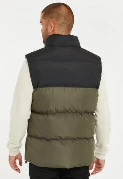 Threadbare Lethame - Bodywarmer - Black Khaki -eleanor & daniel 27a5483848f14c1698475dcb08e3b5c4