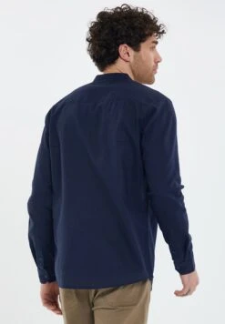 Threadbare Ushuaia - Overhemd - Navy -eleanor & daniel 29ed5cd439e440caae7460c316c7430b