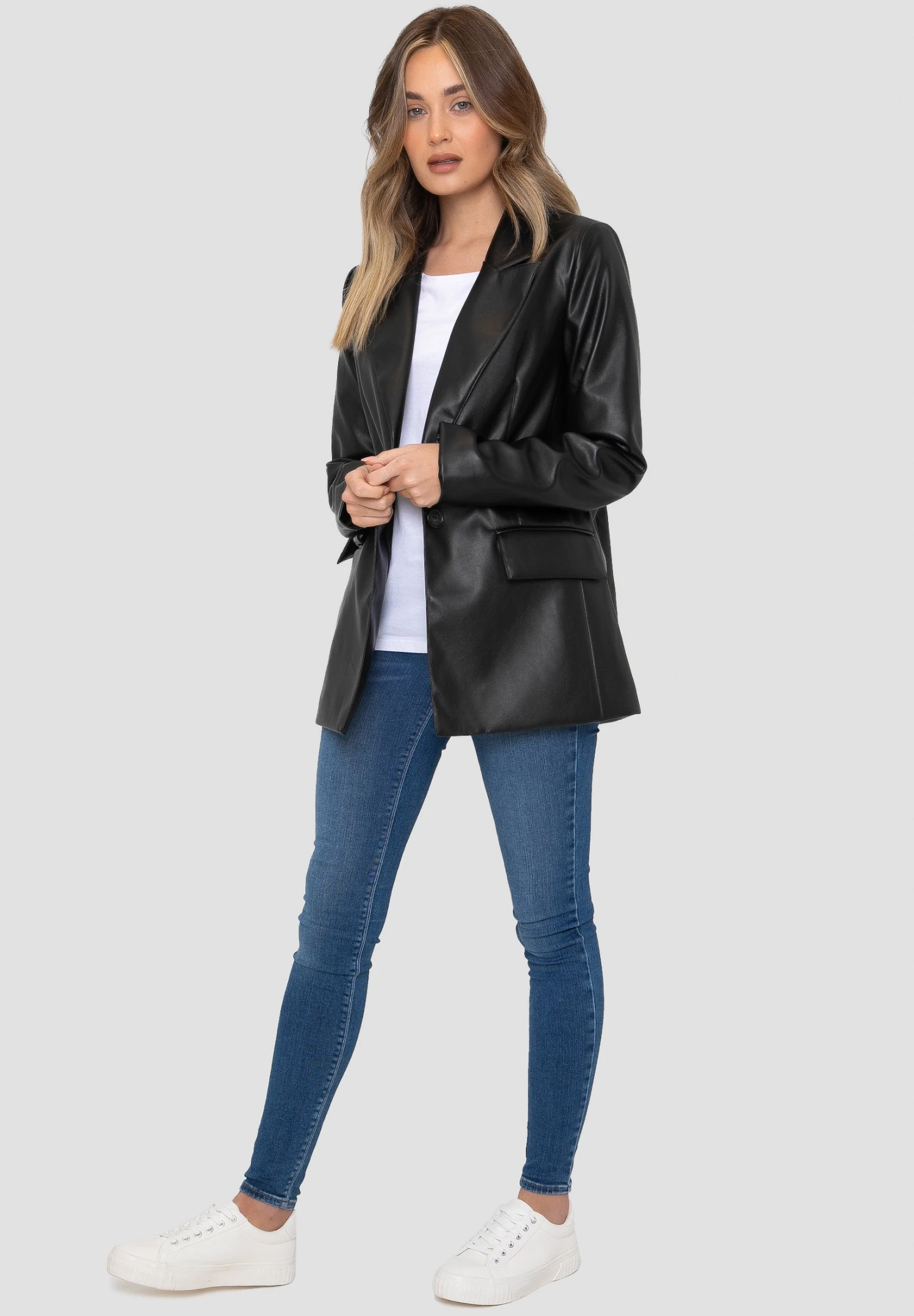 Threadbare Conker - Imitatieleren Jas - Black 4 Threadbare Conker - Imitatieleren Jas - Black - Afbeelding 2