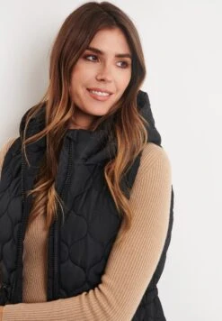 Threadbare Lange Crush Quilted - Bodywarmer - Schwarz 10 Threadbare Lange Crush Quilted - Bodywarmer - Schwarz -eleanor & daniel 2b7b918453de4eb095aa4a03b7b2428b