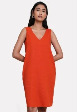 Threadbare Thb Peggy V - Jurk - Orange