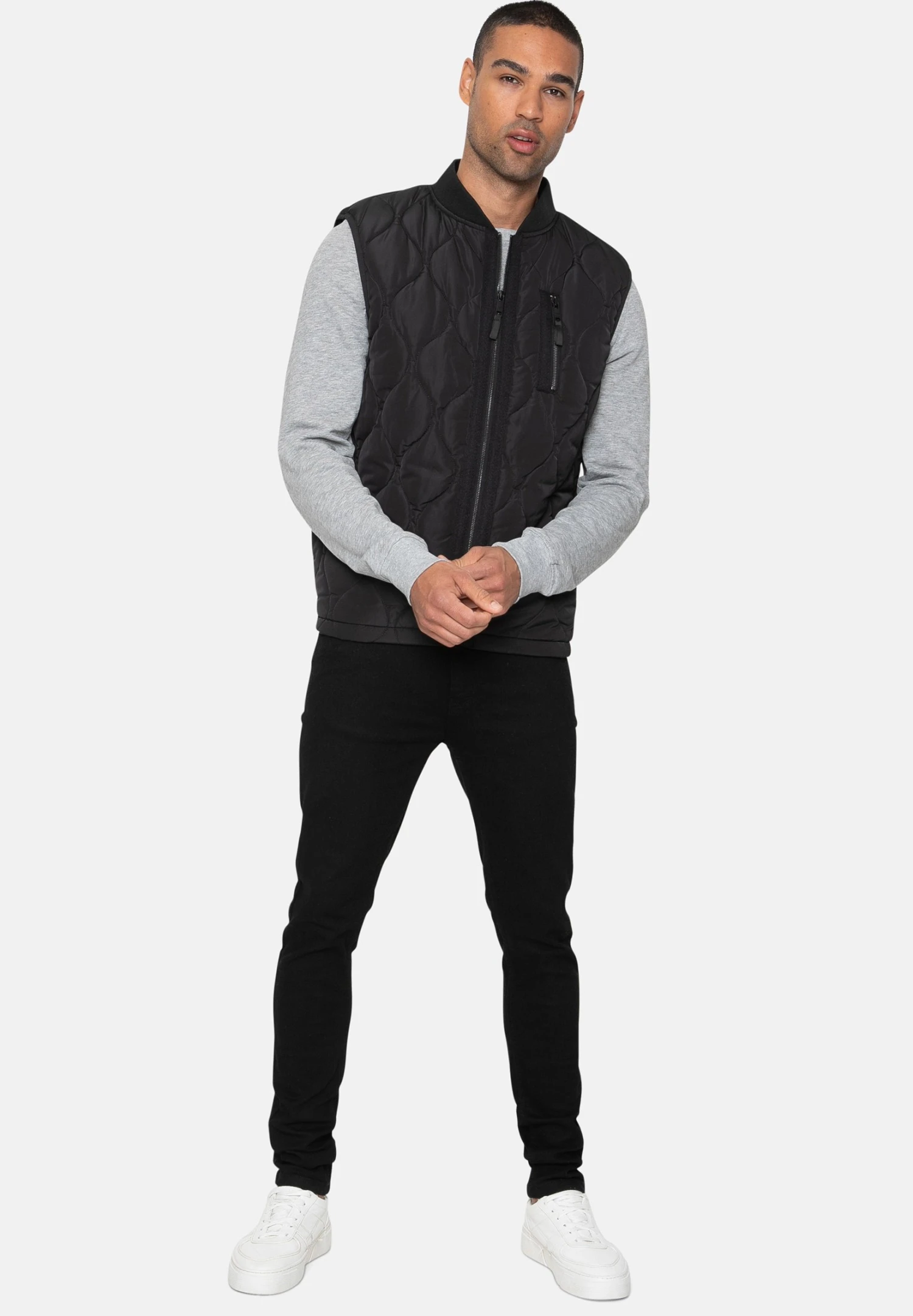 Threadbare Mclaren - Steppweste - Bodywarmer - Black 4 Threadbare Mclaren - Steppweste - Bodywarmer - Black - Afbeelding 2