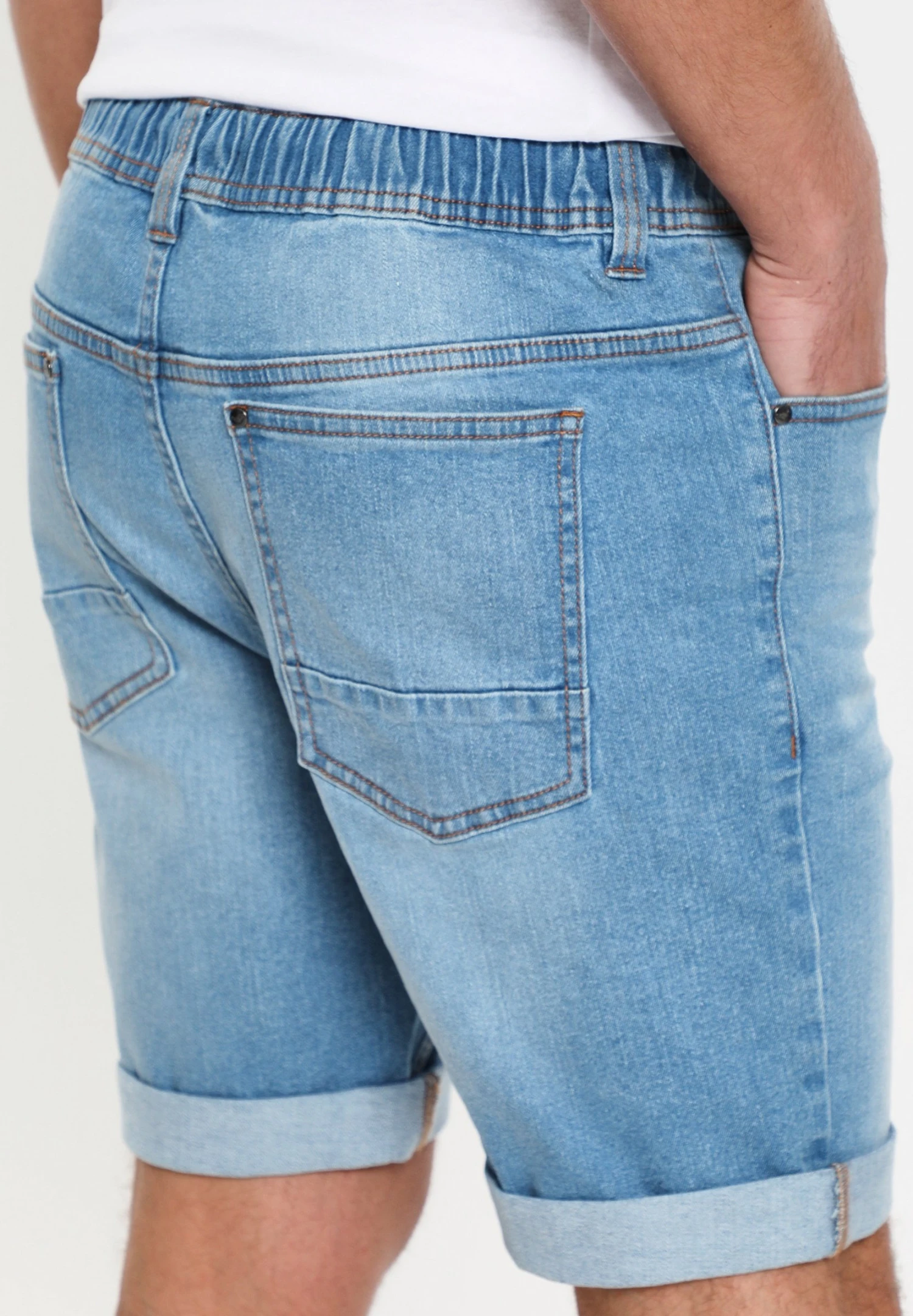 Threadbare Thb Burt - Jeansshort - Light Wash 6 Threadbare Thb Burt - Jeansshort - Light Wash - Afbeelding 4