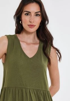 Threadbare Byers Tiered - Jerseyjurk - Olive 8 Threadbare Byers Tiered - Jerseyjurk - Olive -eleanor & daniel 2f9a8021f09f4569946d9343b68d9e0e