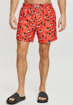 Threadbare Killer Whale - Zwemshorts - Red