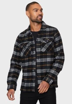 Threadbare Christopher Luxe - Overhemd - Black Check
