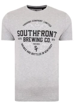 Threadbare T-Shirt Print - Grey Marl -eleanor & daniel 30b6db64d59d4b20b2ec5c5d94795c66