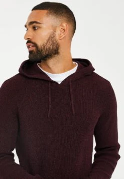 Threadbare Grayson - Trui - Burgundy Black Twist -eleanor & daniel 319fa95bb9574b87a132827cd33a0594