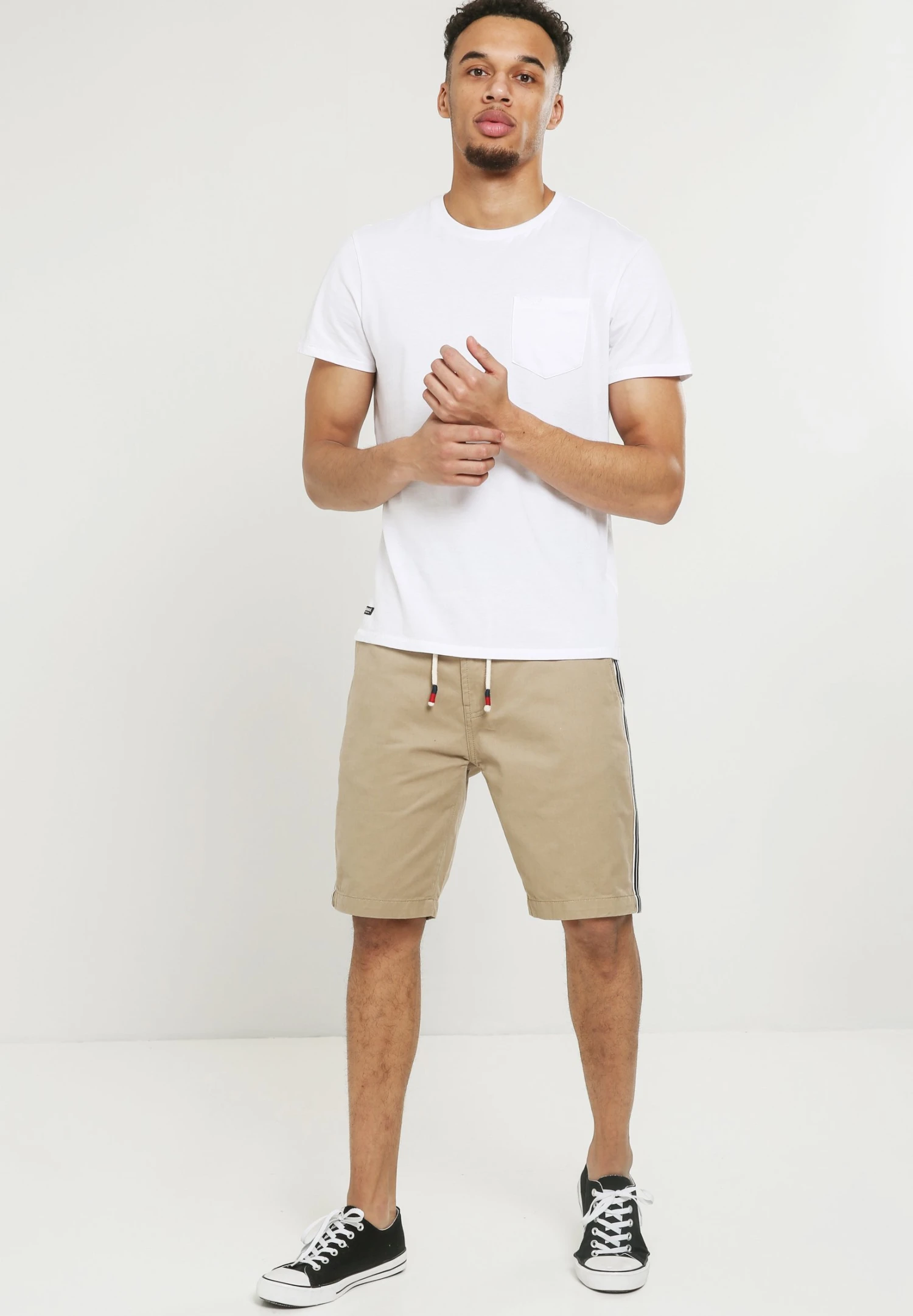 Threadbare Seacliffe - Shorts - Beige 4 Threadbare Seacliffe - Shorts - Beige - Afbeelding 2