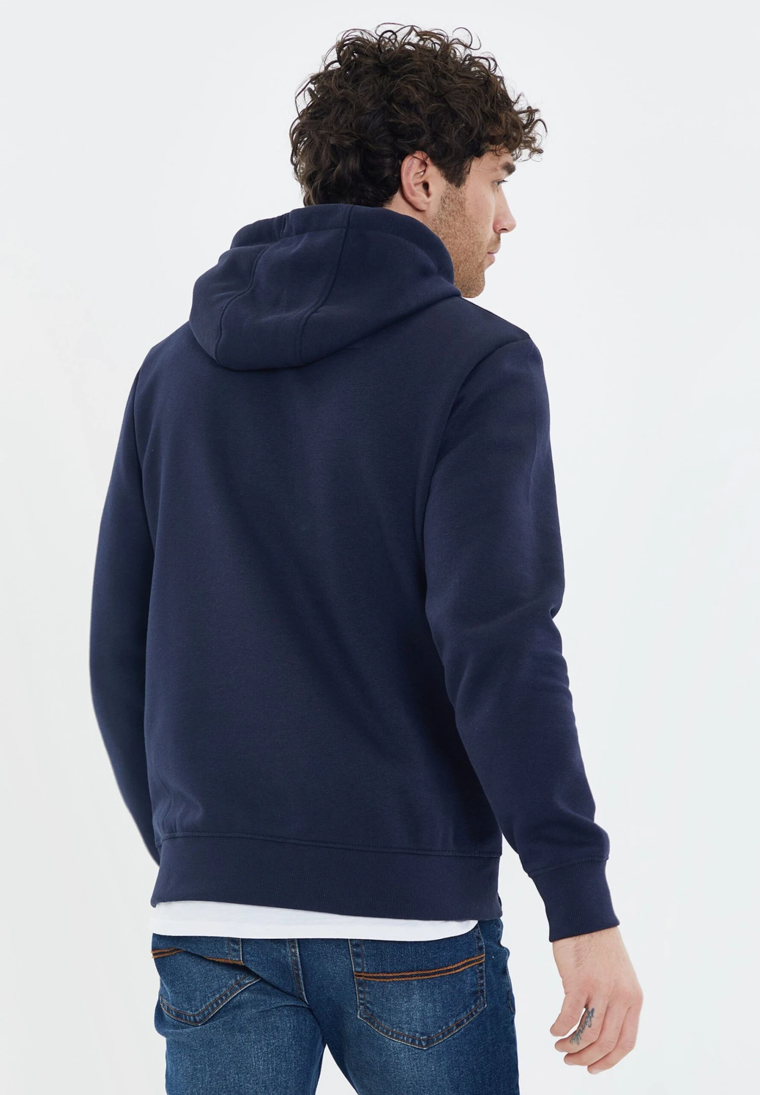 Threadbare Murs - Hoodie - Navy 5 Threadbare Murs - Hoodie - Navy - Afbeelding 3