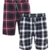 Threadbare 2Er Pack Pyjama-Shorts - Shorts - Burgundy Check & Charcoal Check -eleanor & daniel 3253fb64369140ec874248392a9bad55