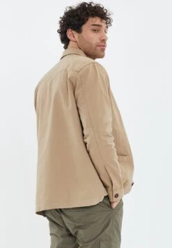 Threadbare Thb Shacket Sunter - Lichte Jas - Stone -eleanor & daniel 34062dcf17cf466e963322565d974090