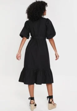 Threadbare Ocean Poplin - Jurk - Black -eleanor & daniel 3411932cf4a74dc5bdfd1363ad65cc03
