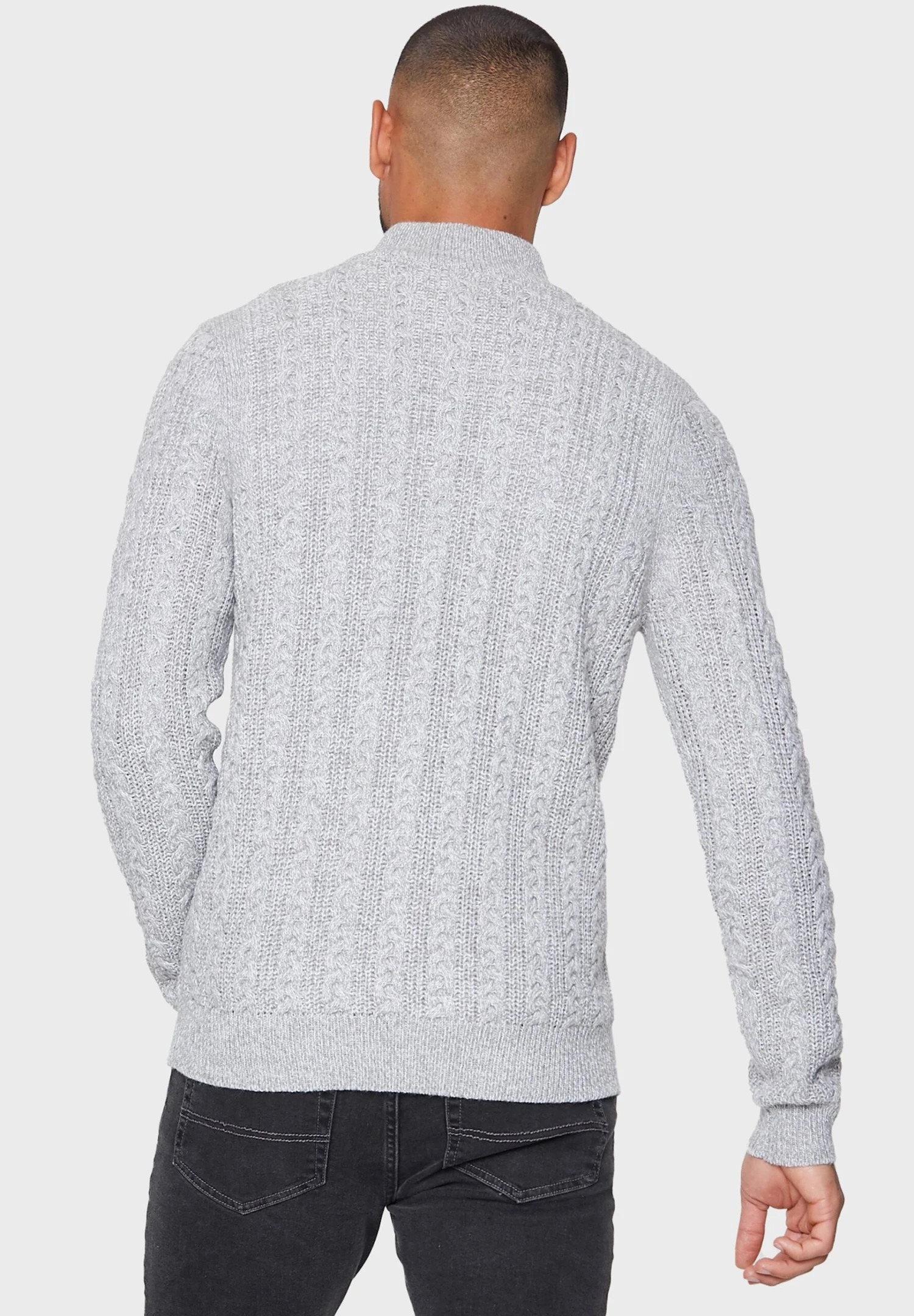 Threadbare Swindon - Trui - Light Grey / Ecru Twist 5 Threadbare Swindon - Trui - Light Grey / Ecru Twist - Afbeelding 3