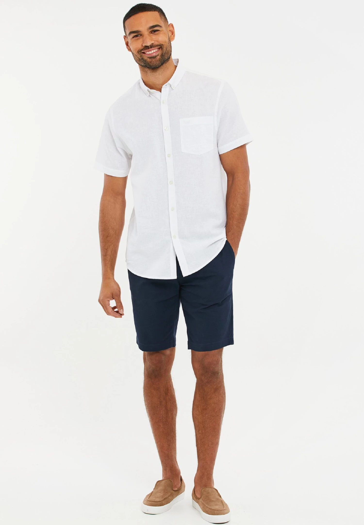 Threadbare Thbconta - Shorts - Dunkelblau 4 Threadbare Thbconta - Shorts - Dunkelblau - Afbeelding 2