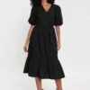 Threadbare Ocean Poplin - Jurk - Black -eleanor & daniel 357e7d7381bc41b4b3d3bb893a5a6076