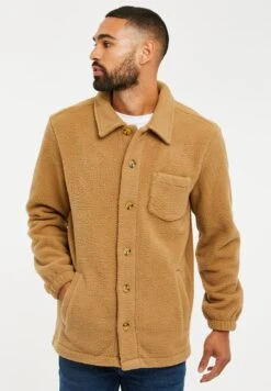 Threadbare Alfred - Fleecejas - Camel Borg