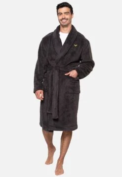 Threadbare Badjas - Charcoal Marl